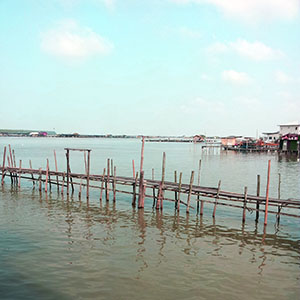 Kukup Resort sea view